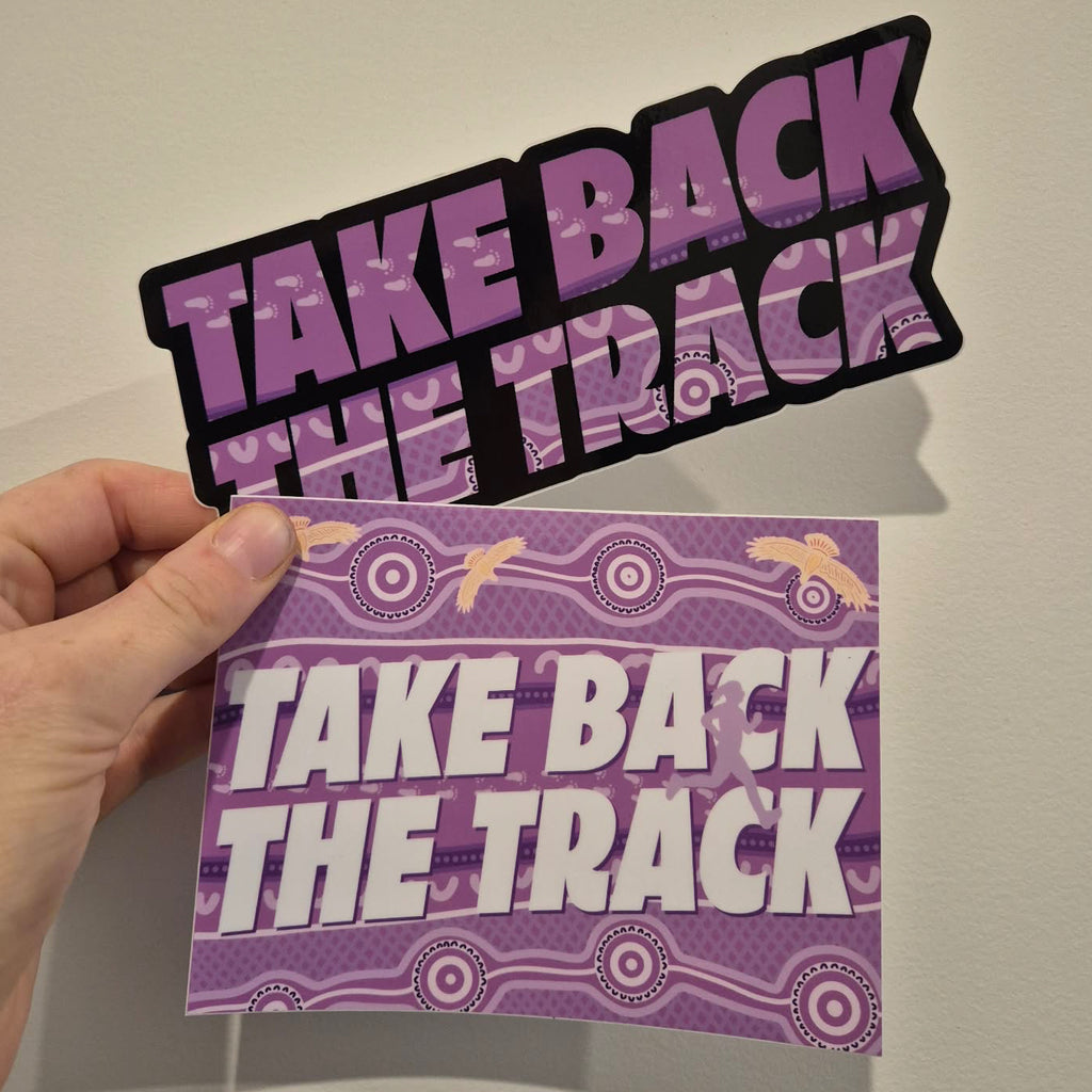 Take Back the Track Runners Journey Sticker