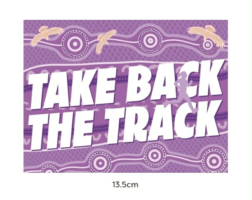 Take Back the Track Runners Journey Sticker