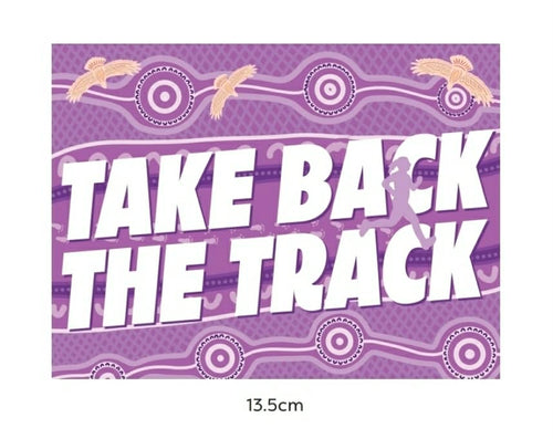 Take Back the Track Runners Journey Sticker